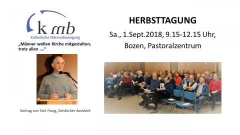 Herbstversammlung 2018 der kmb